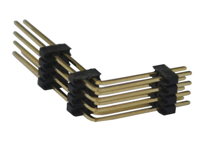 검정 8 Pin 우두머리 연결관 1.27mm 2 줄 정각 3 플라스틱