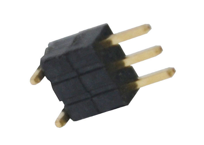 3 Pin 단 하나 줄 우두머리 연결관 1.27mm 수직 산 SMT 유형