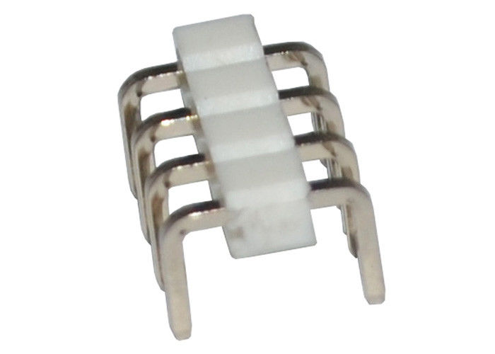 U 유형 4 Pin 우두머리 연결관 피치 2.54mm 단 하나 줄 90 도