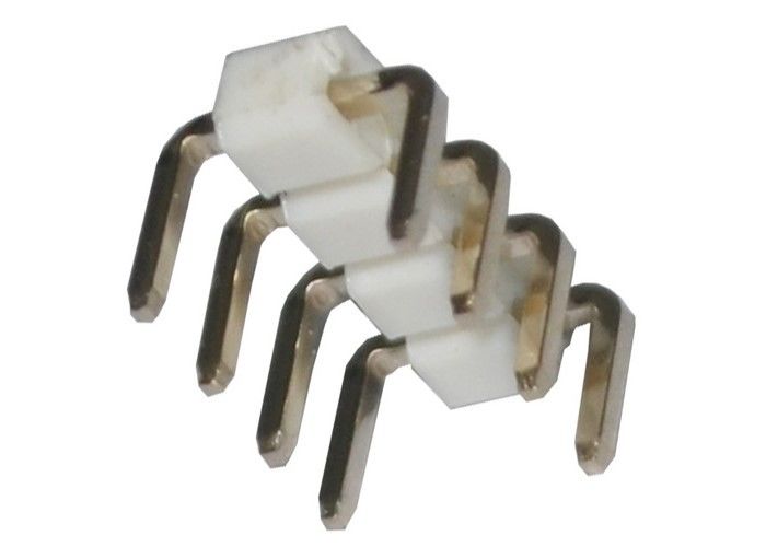 U 유형 4 Pin 우두머리 연결관 피치 2.54mm 단 하나 줄 90 도