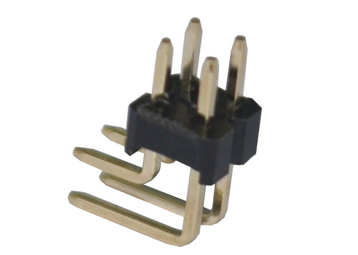 정각 이중 줄 Pin 우두머리 연결관 2.54mm x 2.5mm 절연 저항