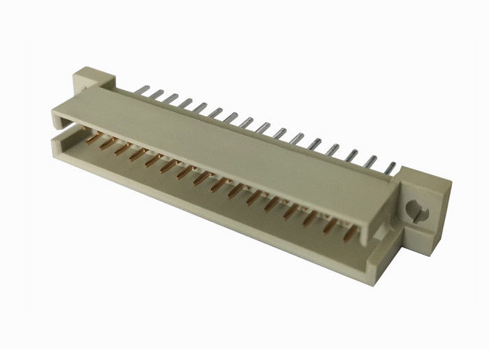 똑바른 DIN 41612 연결관 Pcb 남성 우두머리 니켈에 180도 금/주석