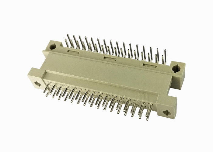 똑바른 DIN 41612 연결관 Pcb 남성 우두머리 니켈에 180도 금/주석