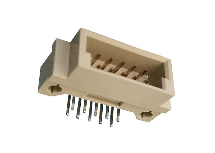 PCB 널을 위한 여성 똑바른 2x5 Pin 우두머리 DIN 41612 180 Degre 두 배 줄