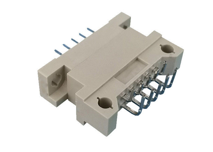 PCB 널을 위한 여성 똑바른 2x5 Pin 우두머리 DIN 41612 180 Degre 두 배 줄