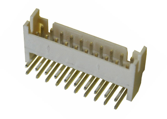 우두머리 2.0mm 피치 정각 복각 유형 고급장교를 난입하는 베이지색 20 Pin 철사