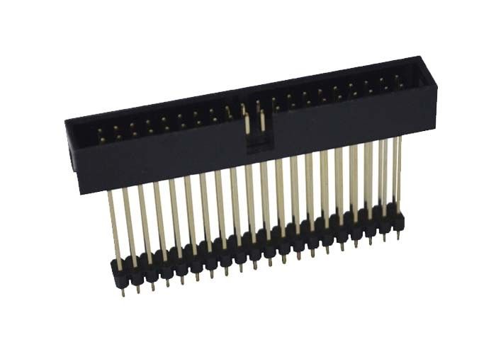 PCB 널 유형 2.0 Mm 피치 연결관 40 Pin 복각 이중 플라스틱 똑바른