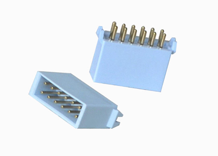 파란 복각 12 Pin 우두머리 연결관 똑바른 상자 180도 유형 2.54mm 피치
