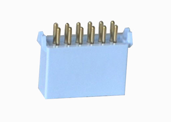 파란 복각 12 Pin 우두머리 연결관 똑바른 상자 180도 유형 2.54mm 피치