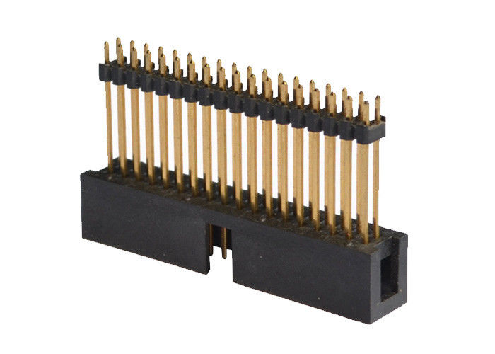 PCB 널을 위한 금관 악기 접촉 18 Pin 우두머리 2.54mm 똑바른 우두머리 연결관