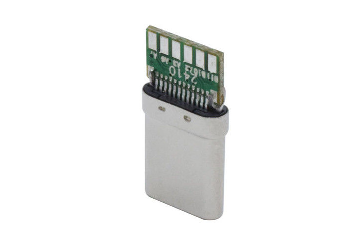 10 휴대전화를 위한 Pin Usb 3.1 유형 C 연결관 남성 땜납 내구재