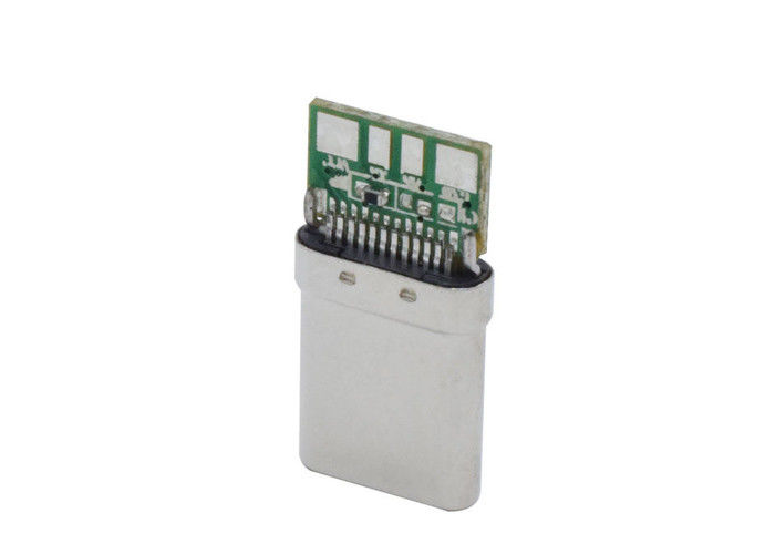 10 휴대전화를 위한 Pin Usb 3.1 유형 C 연결관 남성 땜납 내구재