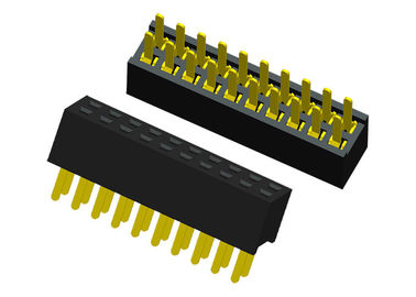 20의 Pin PCB 널을 위한 똑바로 여성 우두머리 연결관 단 하나 줄